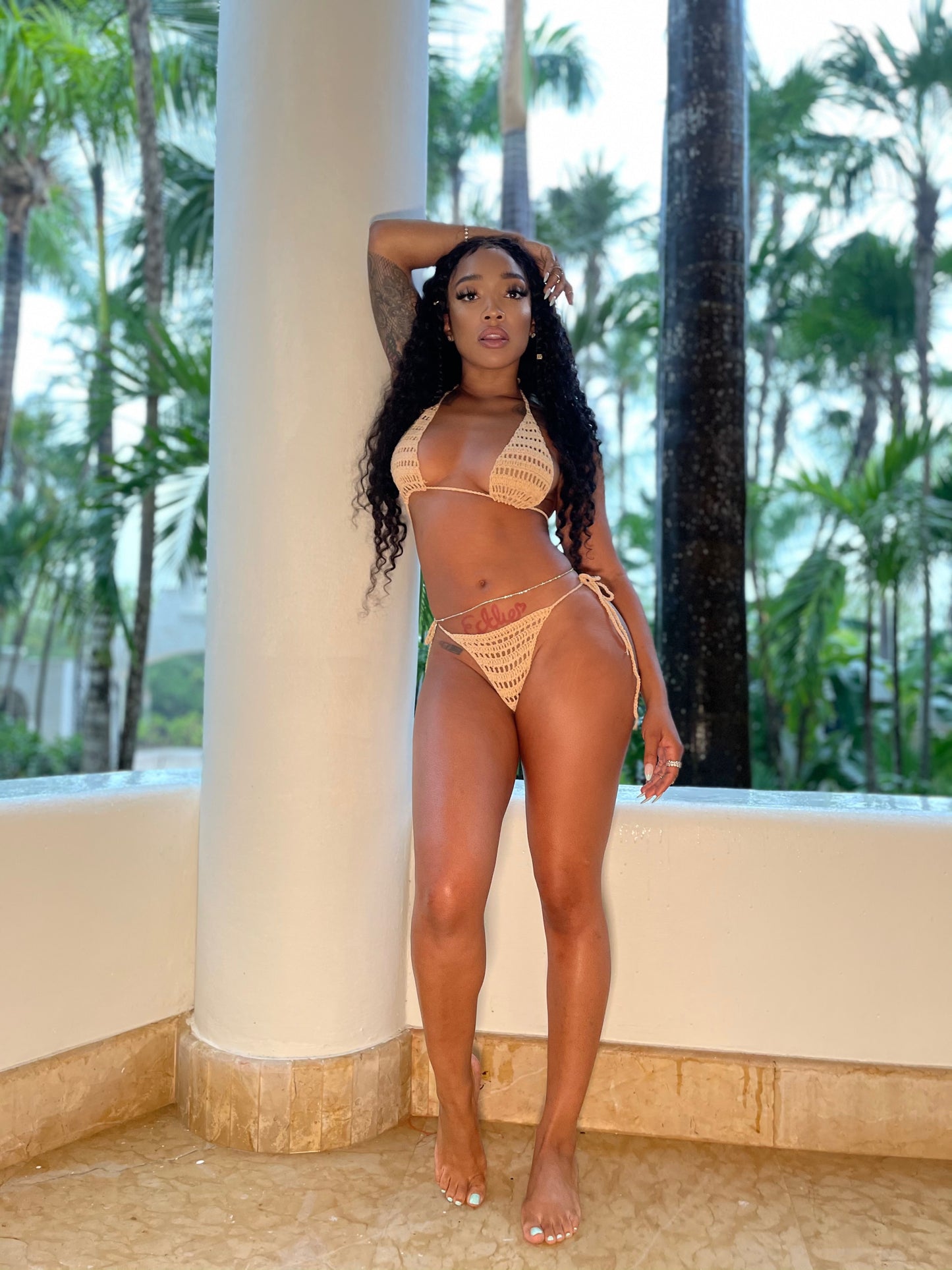 “Tahiti” crotchet bikini