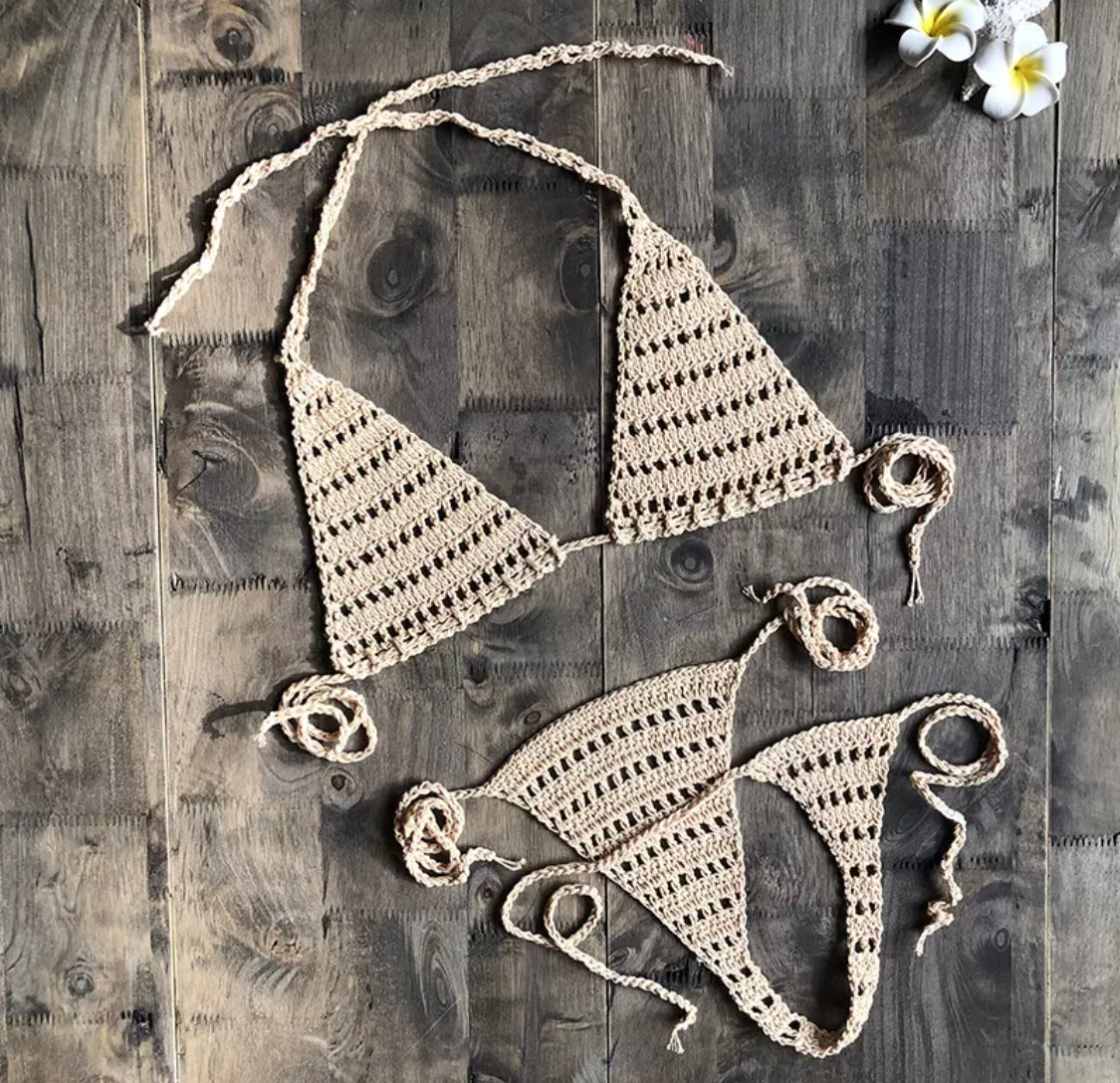 “Tahiti” crotchet bikini